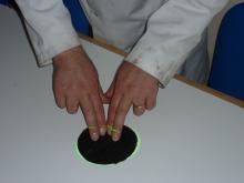 positionnement 2D d'un laser pour matériaux composites
