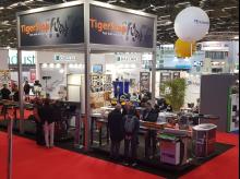 Le stand Selectra/Tigerstop au salon Eurobois-Lyon